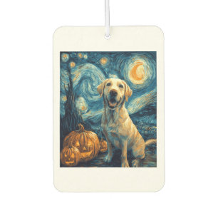 Yellow Labrador (2) Car Air Freshener