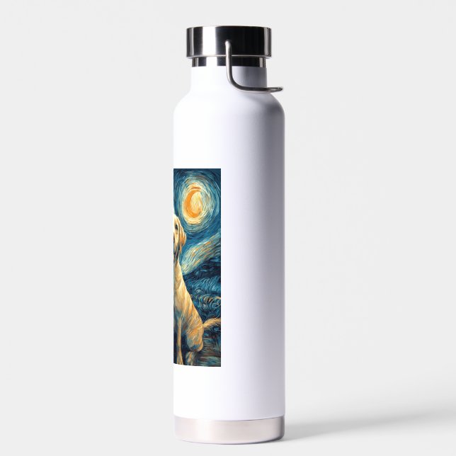 Yellow Labrador (2) Water Bottle (Left)