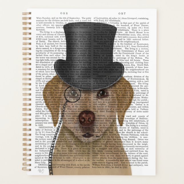 Yellow Labrador, Formal Hound and Hat Planner (Front)