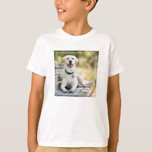 Yellow Labrador Lays On Bench T-Shirt