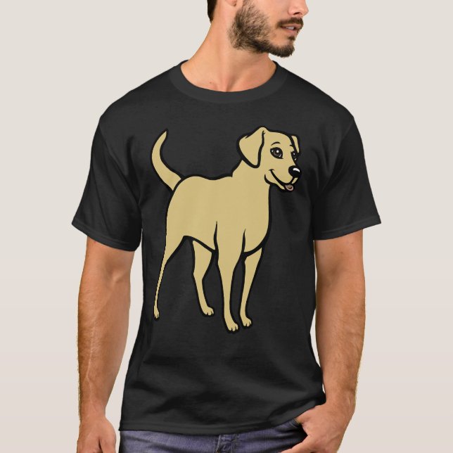 Yellow Labrador Retriever 334 T-Shirt (Front)