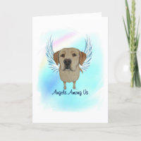 Yellow Labrador Retriever Angel Dog Pet Loss