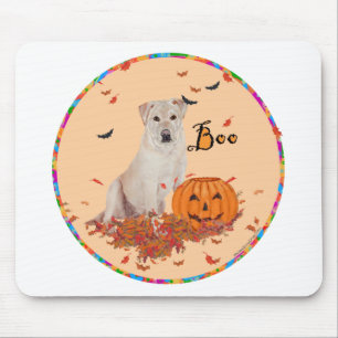Yellow Labrador Retriever Boo! Mouse Pad