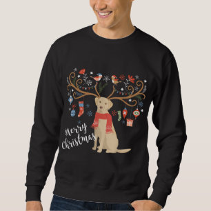 Yellow Labrador Retriever Christmas Dog Lab Xmas S Sweatshirt