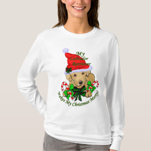 Yellow Labrador Retriever Christmas Gifts T-Shirt