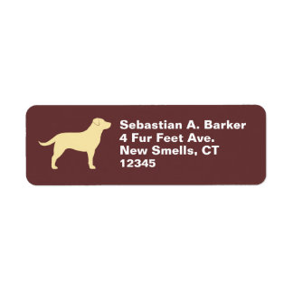 Yellow Labrador Retriever Dog Silhouette Lab