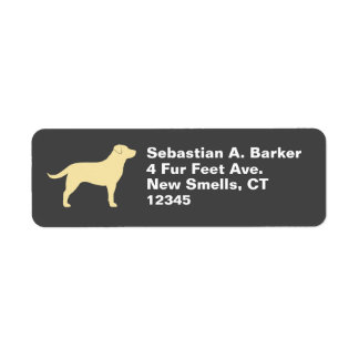 Yellow Labrador Retriever Dog Silhouette Lab