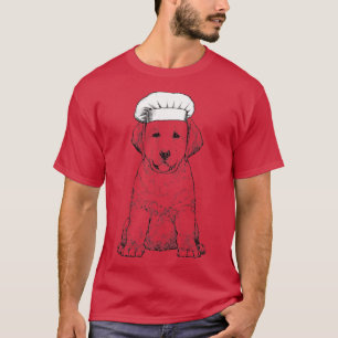 Yellow Labrador Retriever Lab Dog Cook Chef Funny T-Shirt