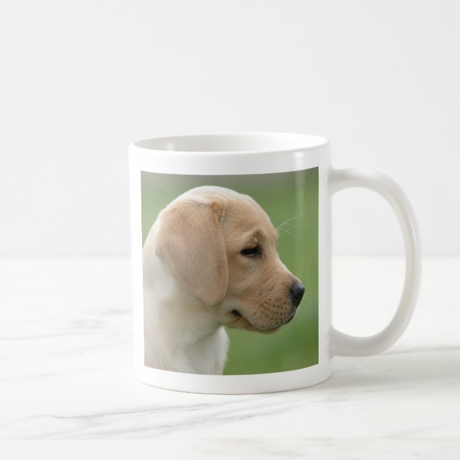 Yellow labrador retriever puppy coffee mug (Right)