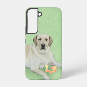 Yellow Labrador Retriever & Tennis Balls Painting Samsung Galaxy Case
