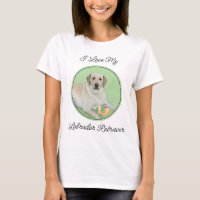 Yellow Labrador Retriever & Tennis Balls Painting