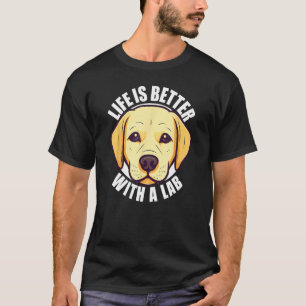 Yellow Labrador With a Lab Dog Cute T-Shirt