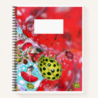 Yellow Ladybugs ABC Letter Tracing Notebook