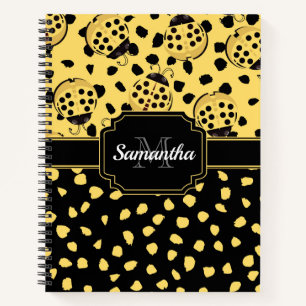 Yellow Ladybugs Notebook