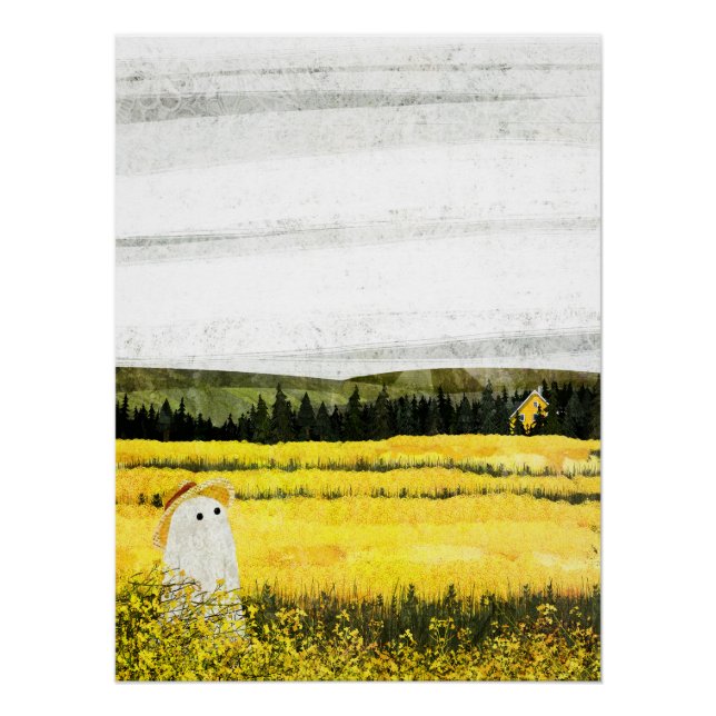 Yellow Landscape Poster (Front)
