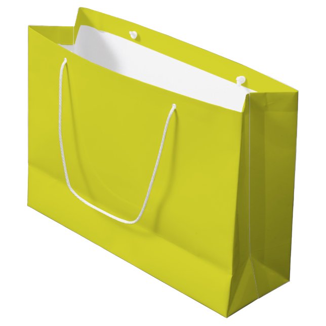 Yellow Large Gift Bag (Front Angled)