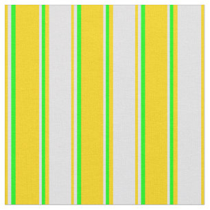 Yellow, Lavender, and Lime Coloured Lines Fabric