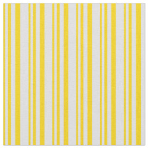 Yellow & Lavender Coloured Lined Pattern Fabric