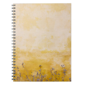 Yellow & Lavender Notebook