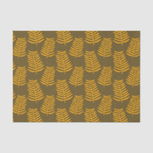 Yellow Leaf Branch Tissue Paper