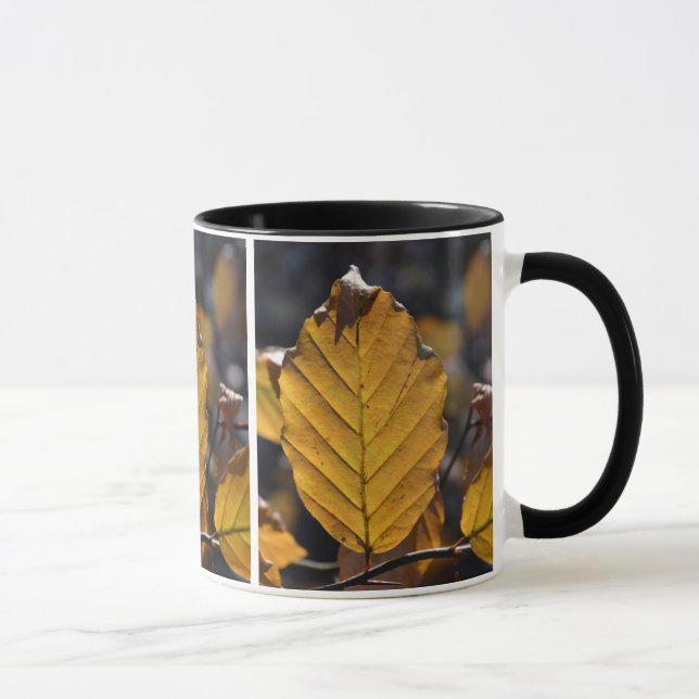 Yellow Leaf Mug (Right)