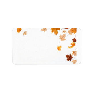 yellow leaves label