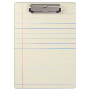 Yellow Legal Pad Clipboard