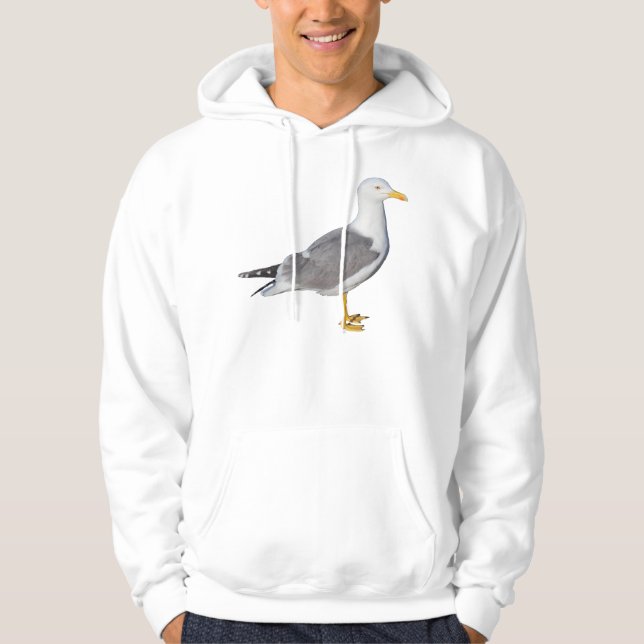 Yellow Legged Gull Hoodie (Front)