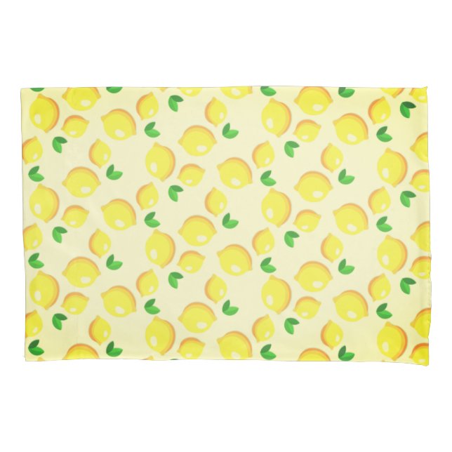 Yellow Lemon Pillow Case (Front)