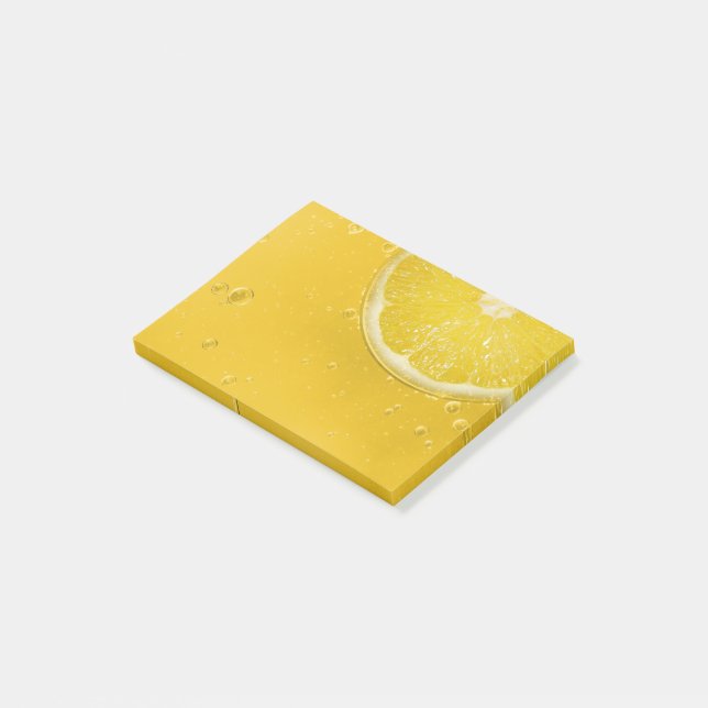 YELLOW LEMON  POST-IT NOTES (Angled)