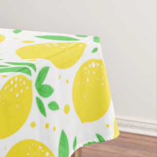 Yellow Lemon Tablecloth