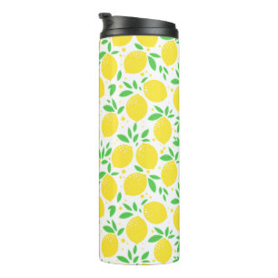 Yellow Lemon Thermal Tumbler