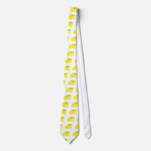 Yellow lemons fruits tie
