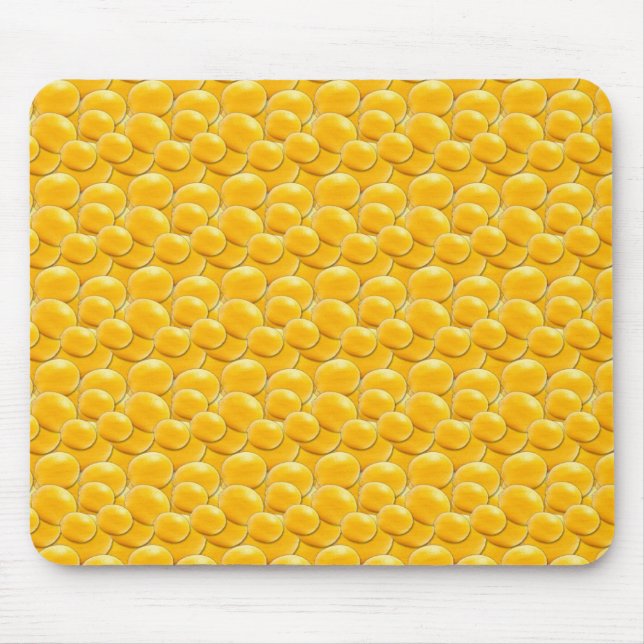 Yellow Lemons Mouse Pad (Front)