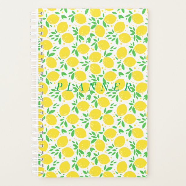 Yellow Lemons Planner (Front)