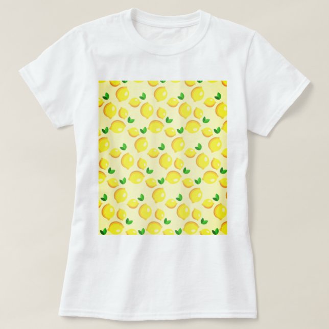 Yellow Lemons T-Shirt (Design Front)
