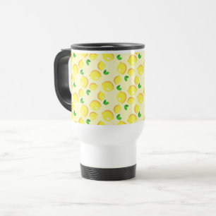 Yellow Lemons Travel Mug