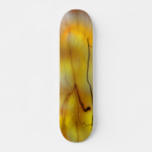 Yellow Lightening Skateboard