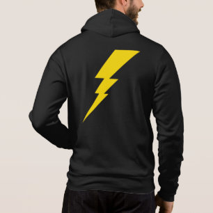 Yellow Lightning Bolt Hoodie