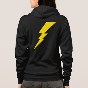 Yellow Lightning Bolt Hoodie