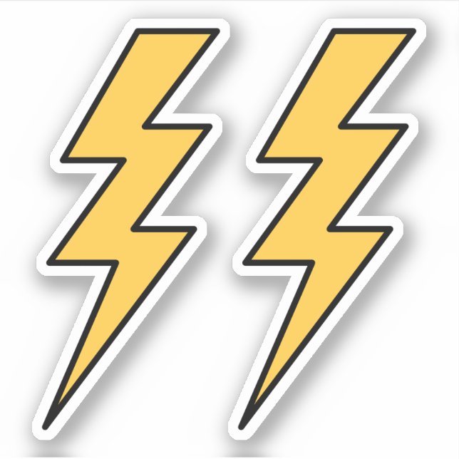 Yellow lightning bolts (Front)