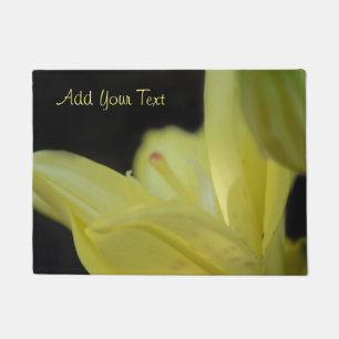 Yellow Lily by Shirley Taylor Doormat