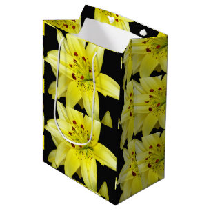 Yellow Lily Close-up Medium Gift Bag