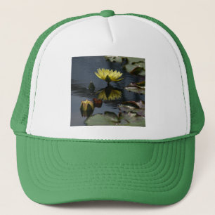 Yellow Lotus Waterlilies Hat