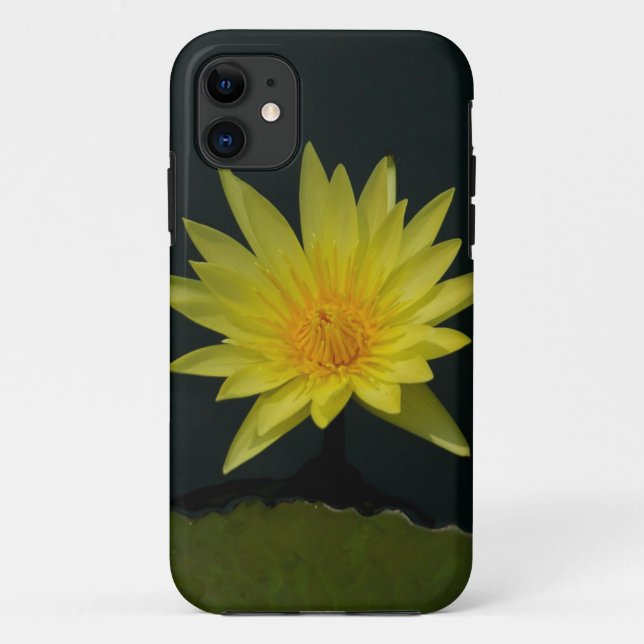 Yellow Lotus Waterlily Case-Mate iPhone Case (Back)