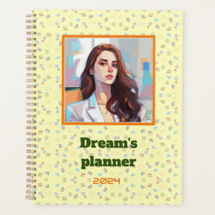 Yellow Lovely bear Personalised Planner