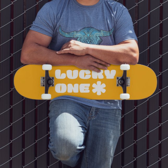 Yellow Lucky One Skateboard (Outdoor 3)