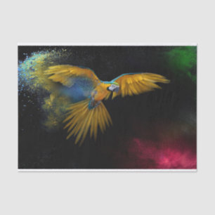 Yellow Macaw Colour Explosion Tissue Paper