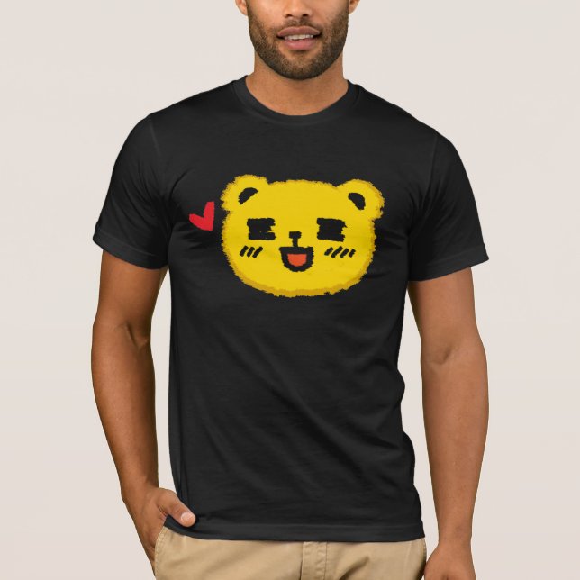 Yellow Manga Bear T-Shirt (Front)