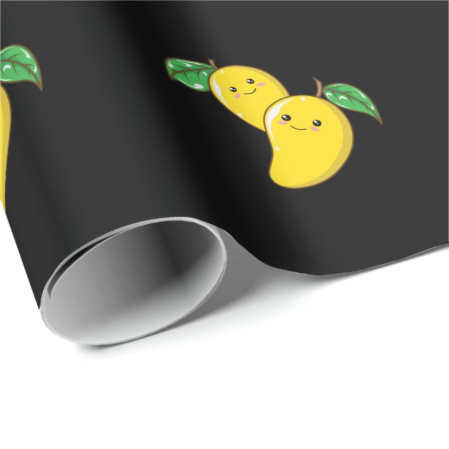 yellow mangoes wrapping paper (Roll Corner)